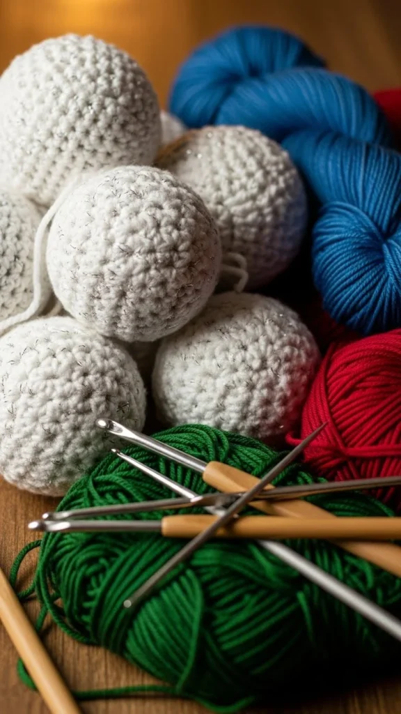 Crochet Snowballs