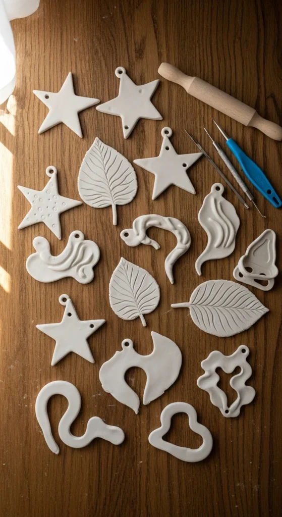Air-Dry Clay Sculpted Shapes