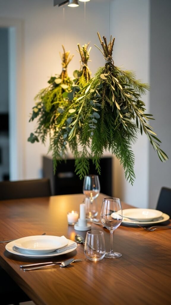 Hanging Table Greenery Cluster
