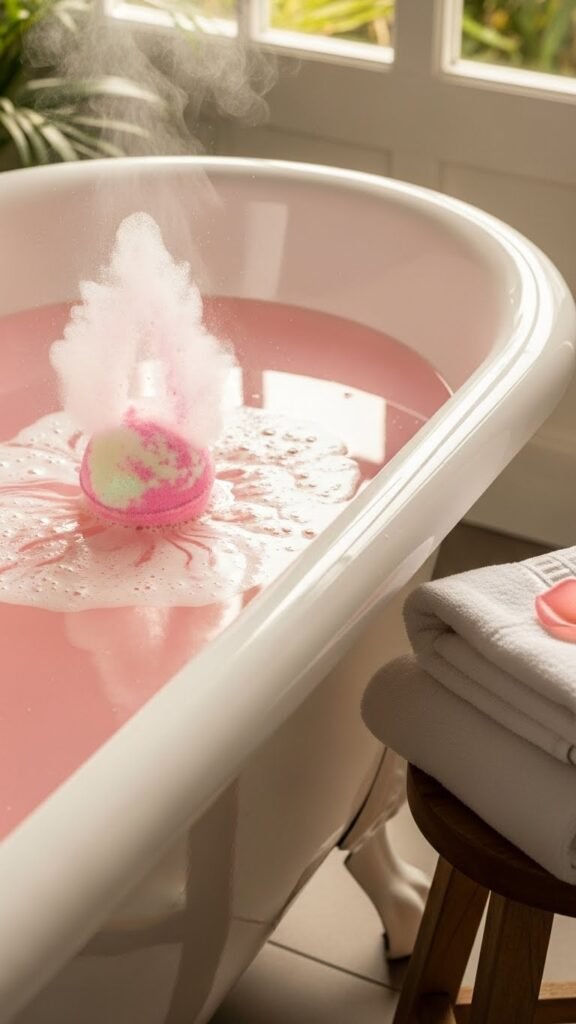 Rose Coconut Cream Bomb