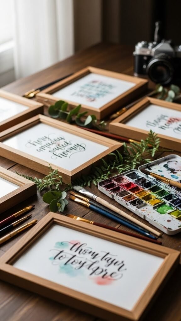  DIY Framed Quote Art