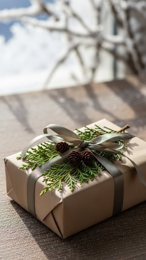 Evergreen Clippings on Neutral Paper