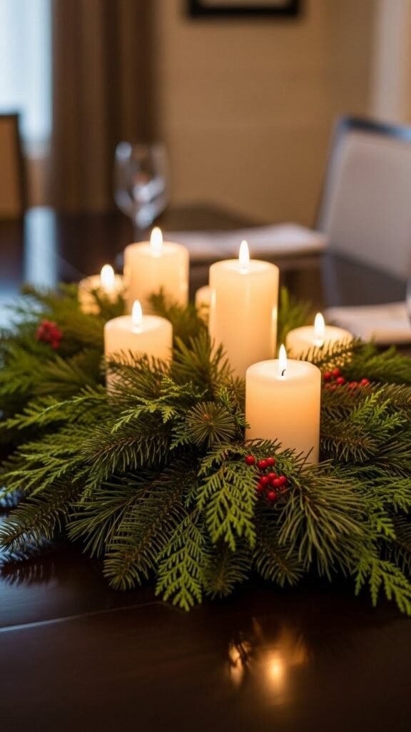 Low Evergreen and Candle Mix