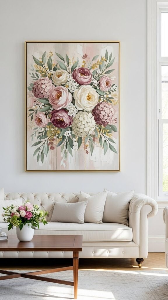 Romantic Quote Art With Florals