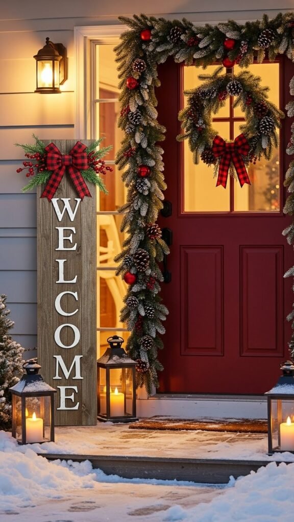 Holiday Welcome Sign