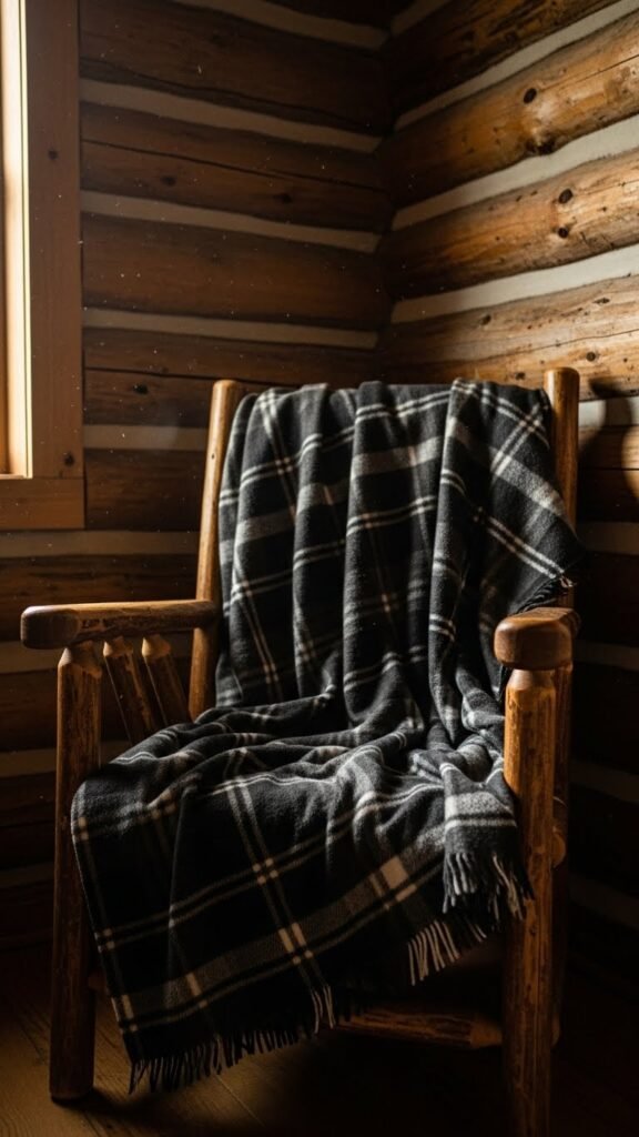  Dark Plaid for Moody Cabin Corners