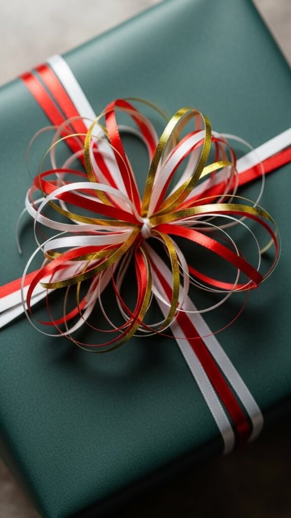 Curly Ribbon Gift Topper Bow