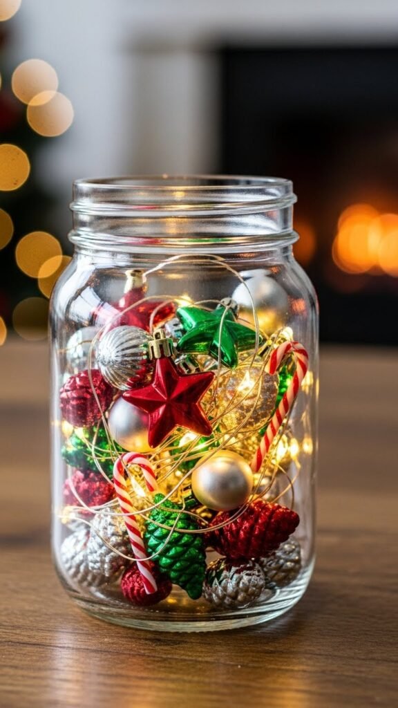 Mini Ornament Glow Jar