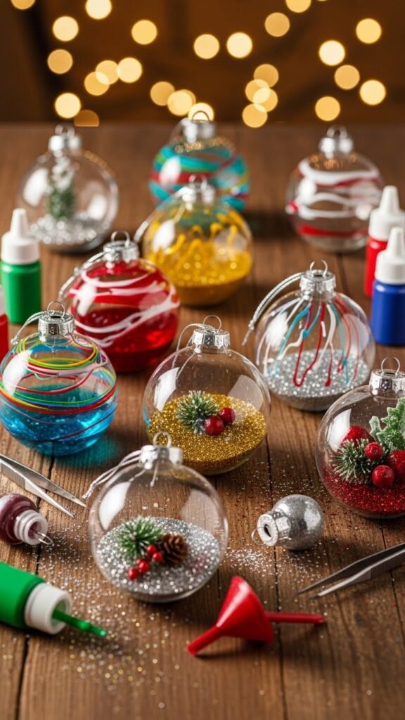 DIY Painted Ornaments