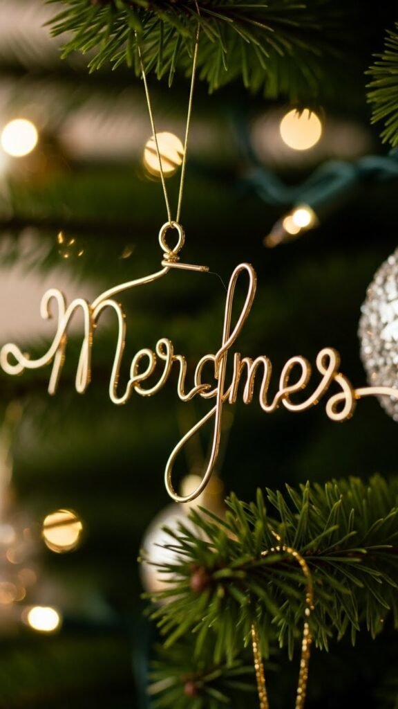 Gold Wire Word Charms