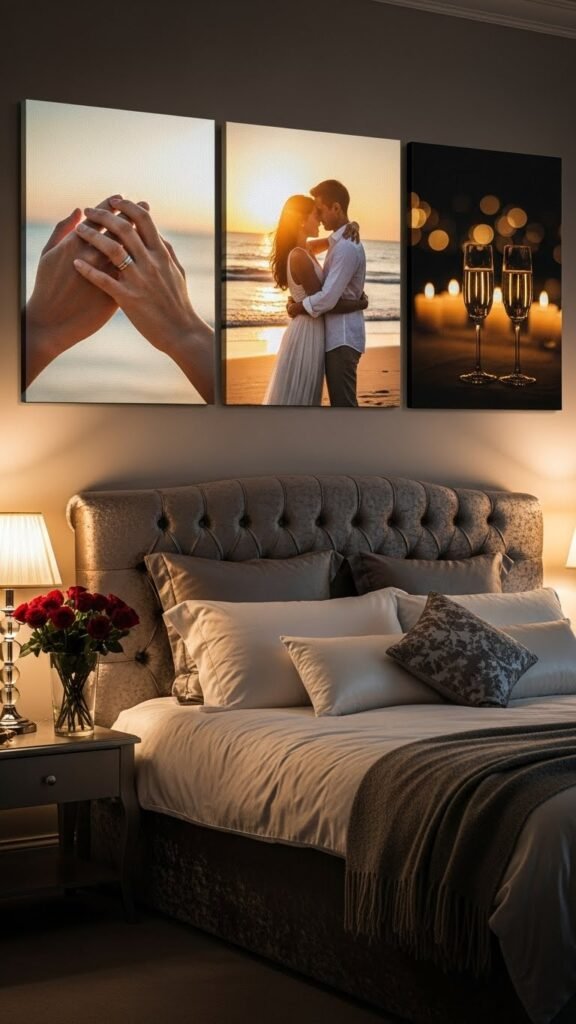 Canvas Triptych Quote Art