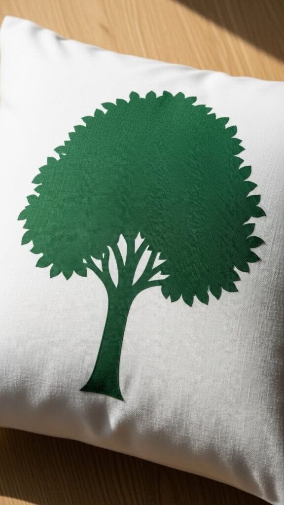 Tree Silhouette Pillow