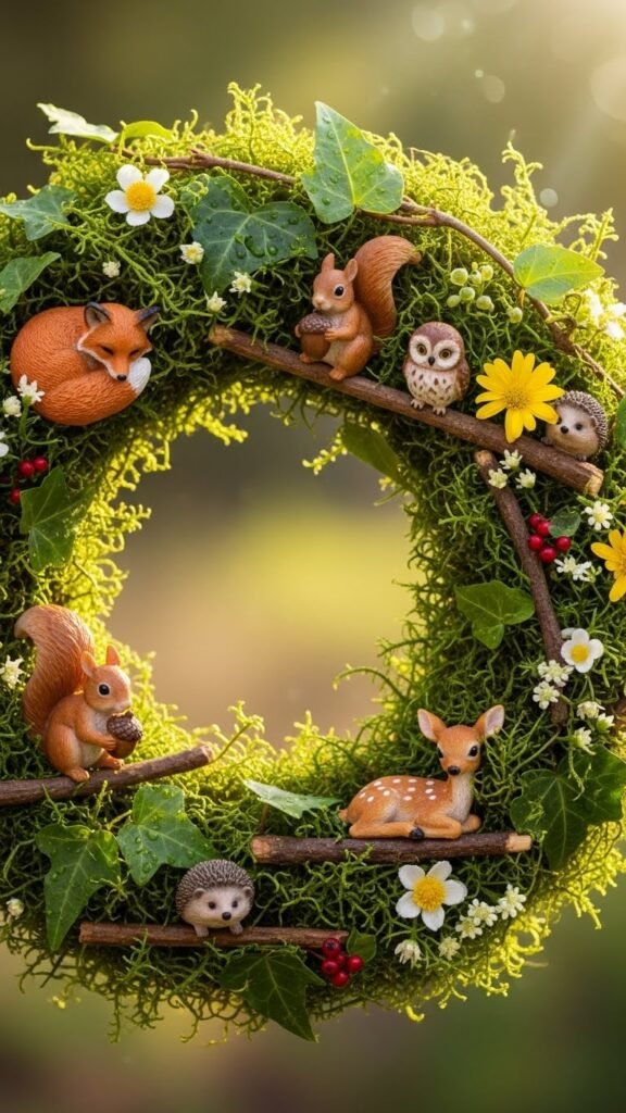 Woodland Animal Wreath