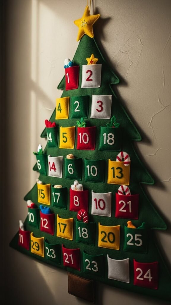 Felt Pocket Christmas Tree