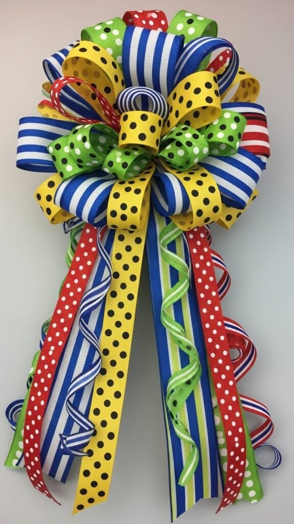 Mixed Prints Multi-Loop Bow