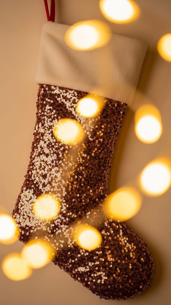 Sequin Sparkle Stocking