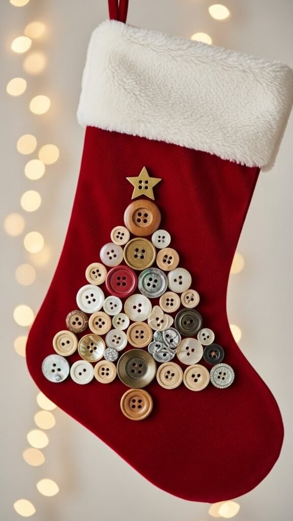 Button Tree Stocking