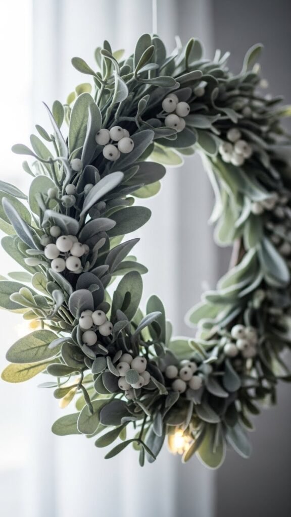 Cottage White Berry Wreath