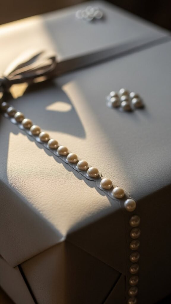 Pearl Stickers on Matte Paper