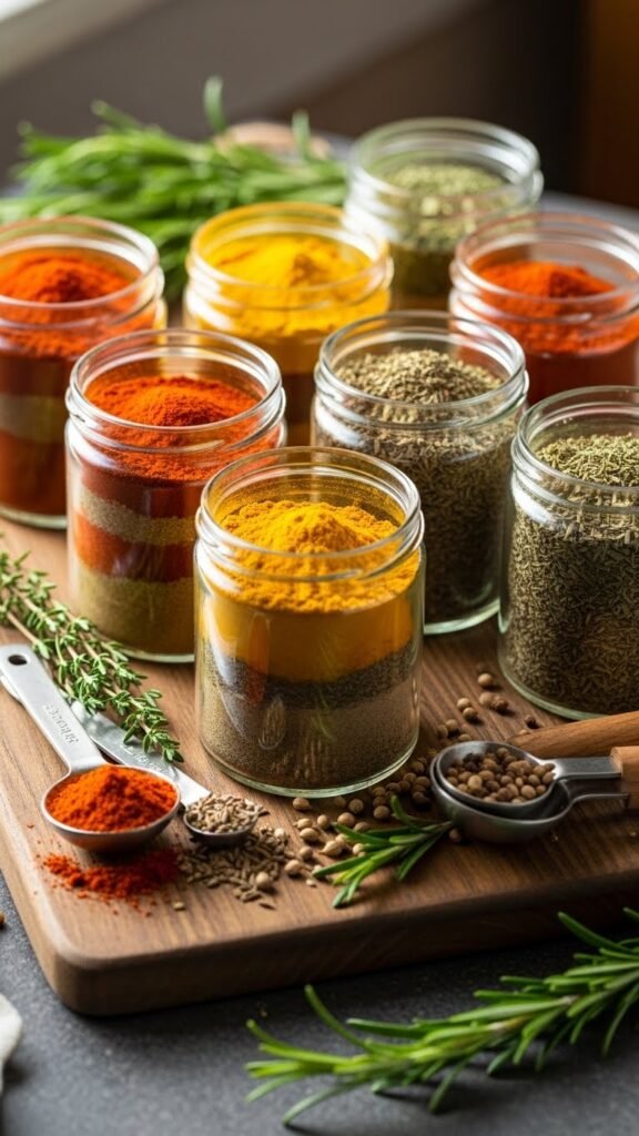 DIY Spice Mix Jars