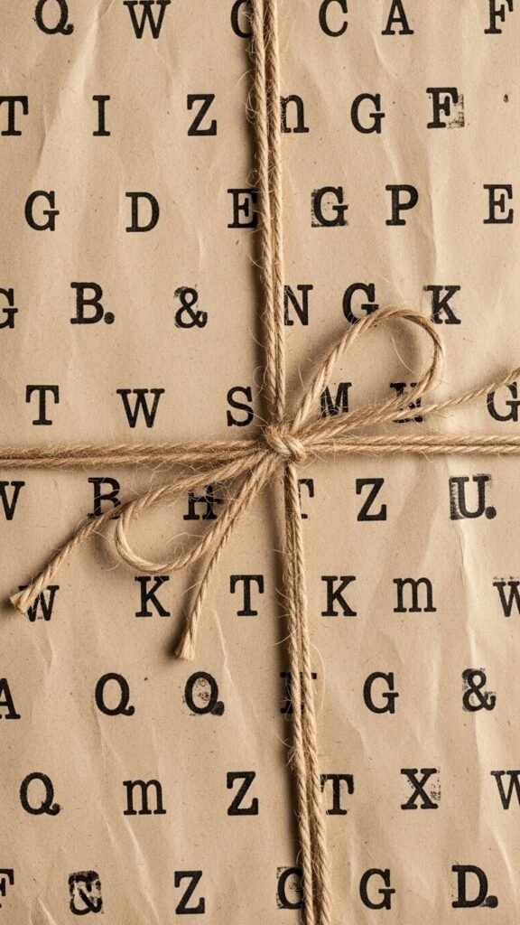  Hand-Stamped Initial Wrap