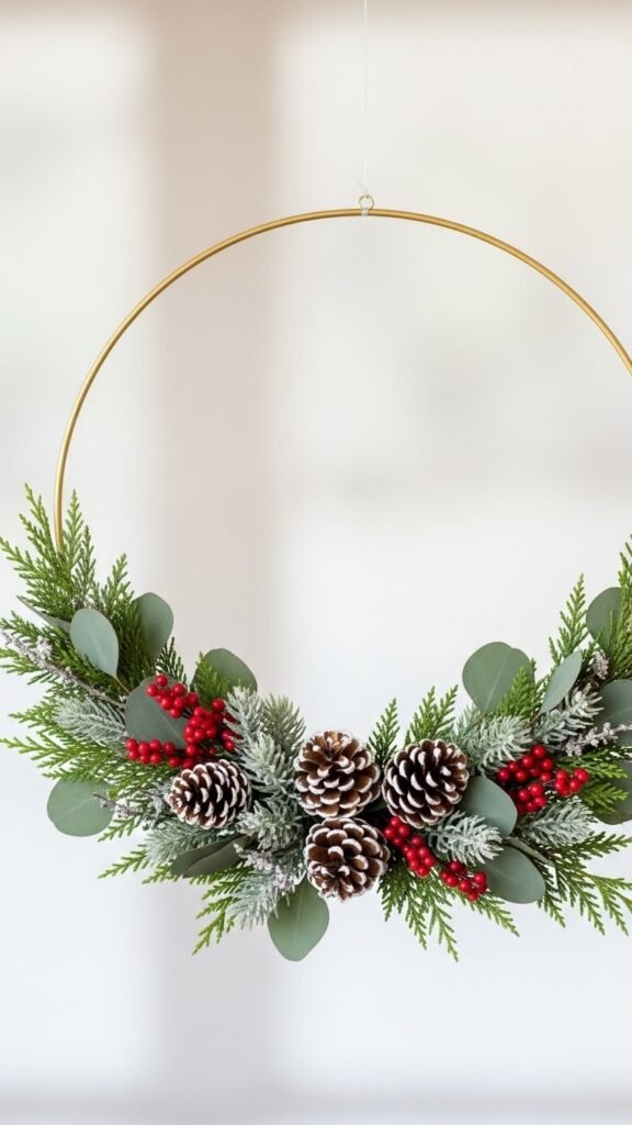 Half-Wrapped Foliage Hoop