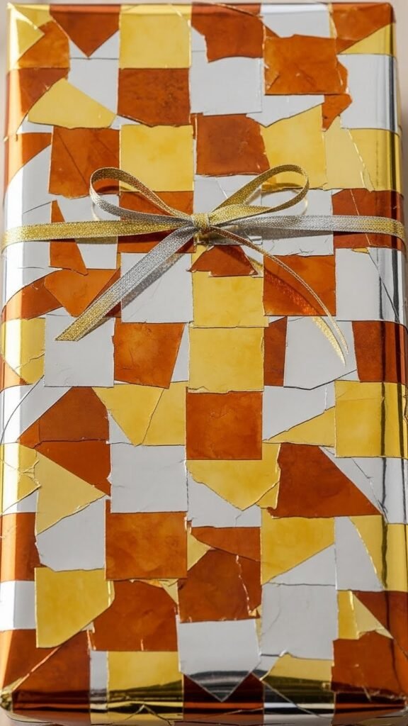 Mixed Metallic Paper Patches