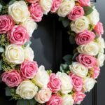 26 Chic Rose Wreaths That Dress Up Front Doors