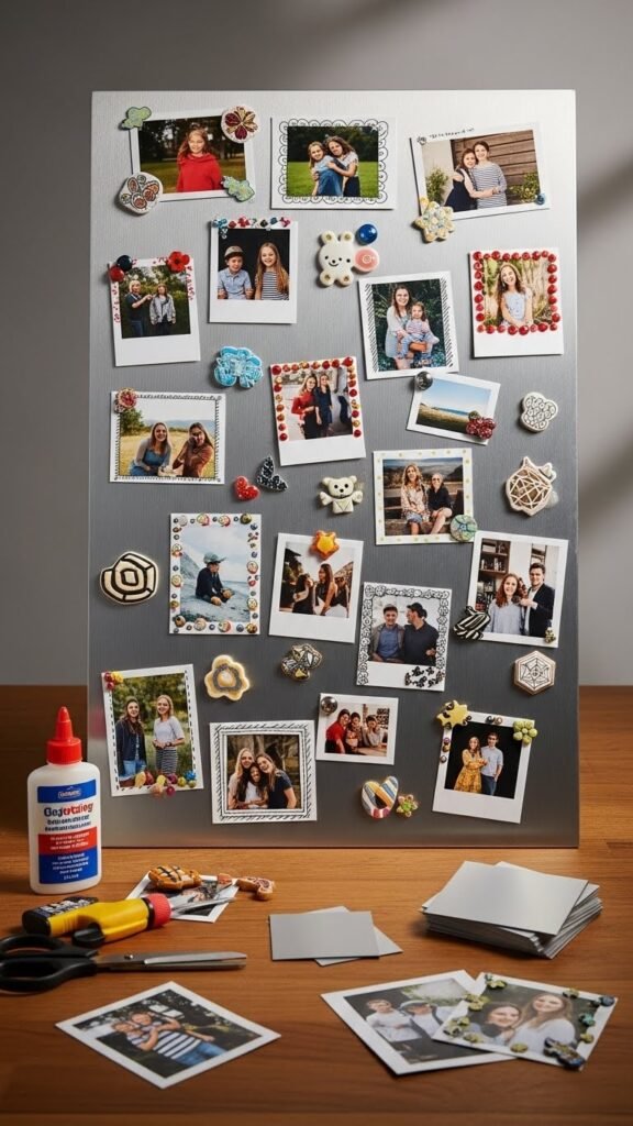  DIY Magnetic Photo Boards