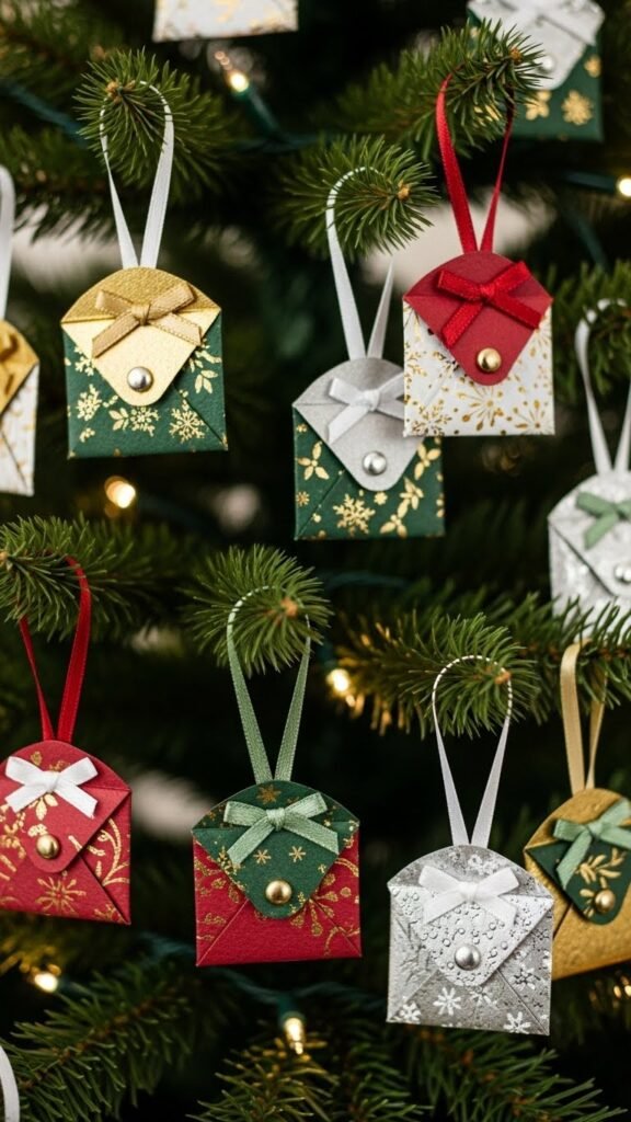 Mini Envelope Wish Ornaments