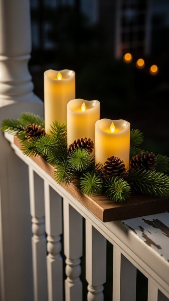 Porch Railing Candle Ledge