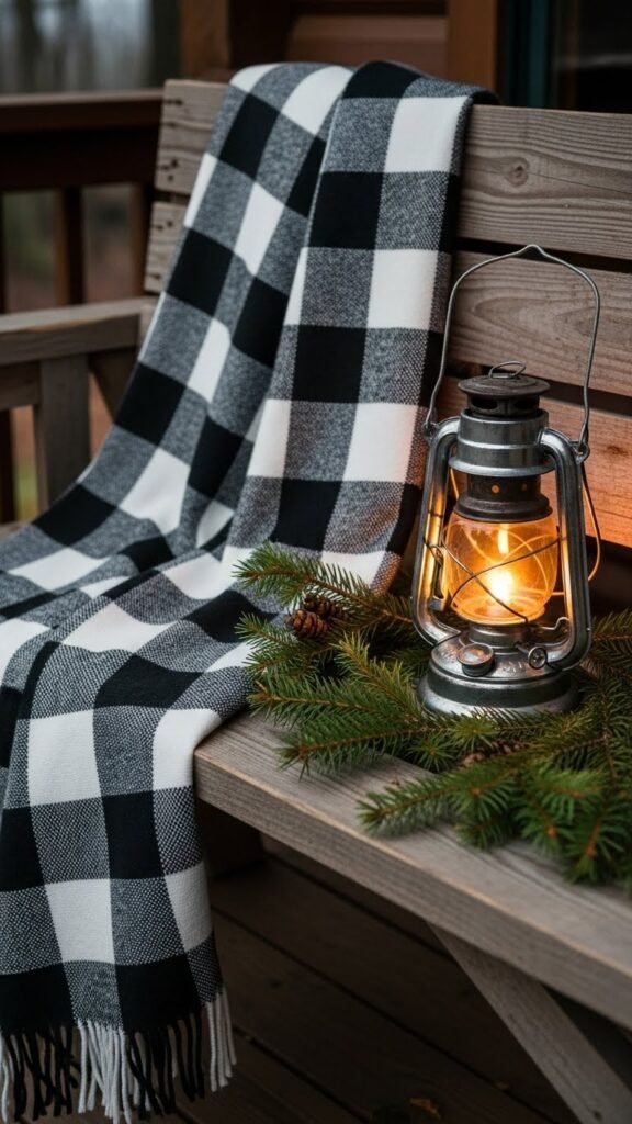 Buffalo Check Blanket for Bold Contrast