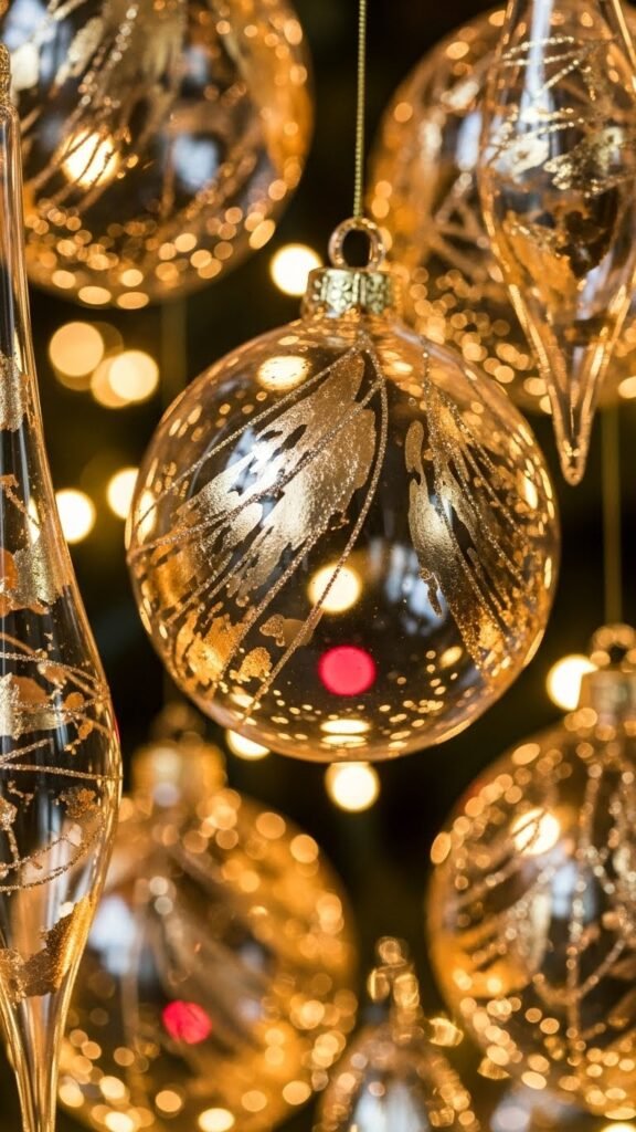 Gold Leaf Glass Balls