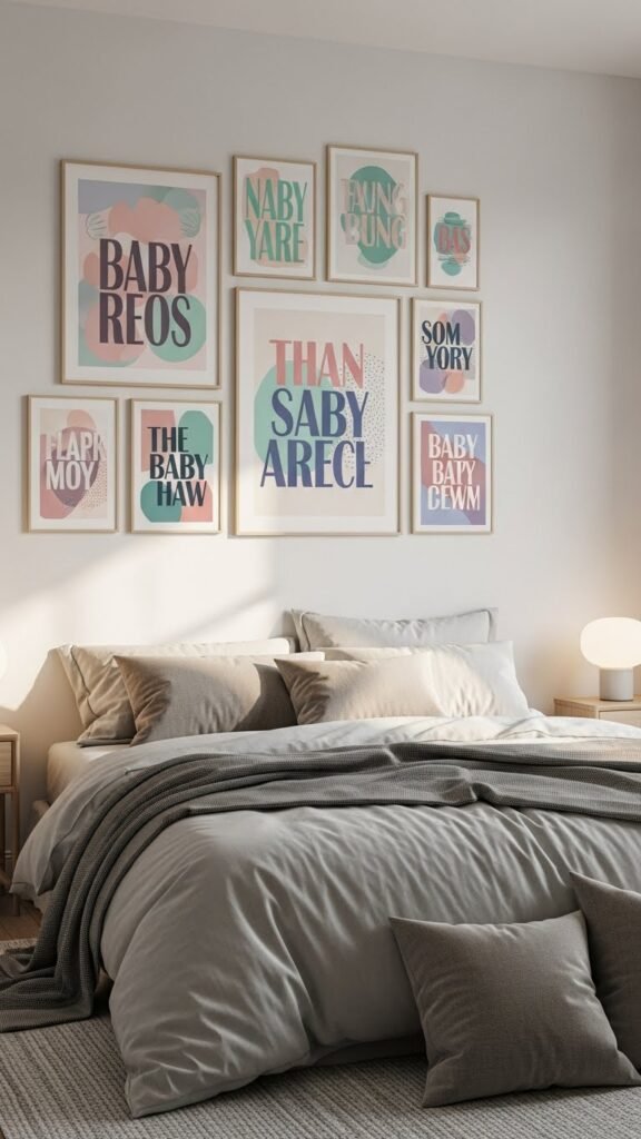 Typography Art With Soft Tones