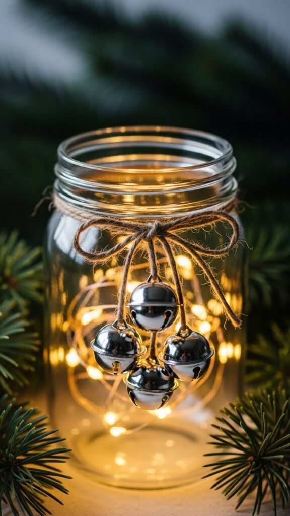 Jingle Bell Lantern Jar