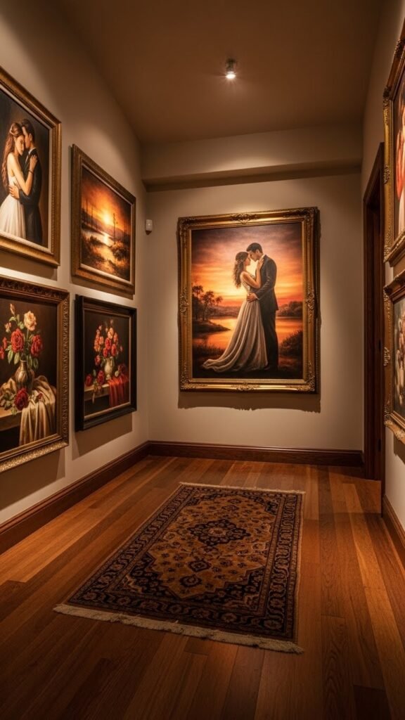 Hallway Love Quote Displays