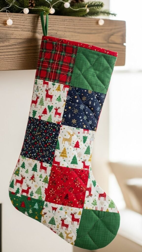 Quilted Patchwork Stocking