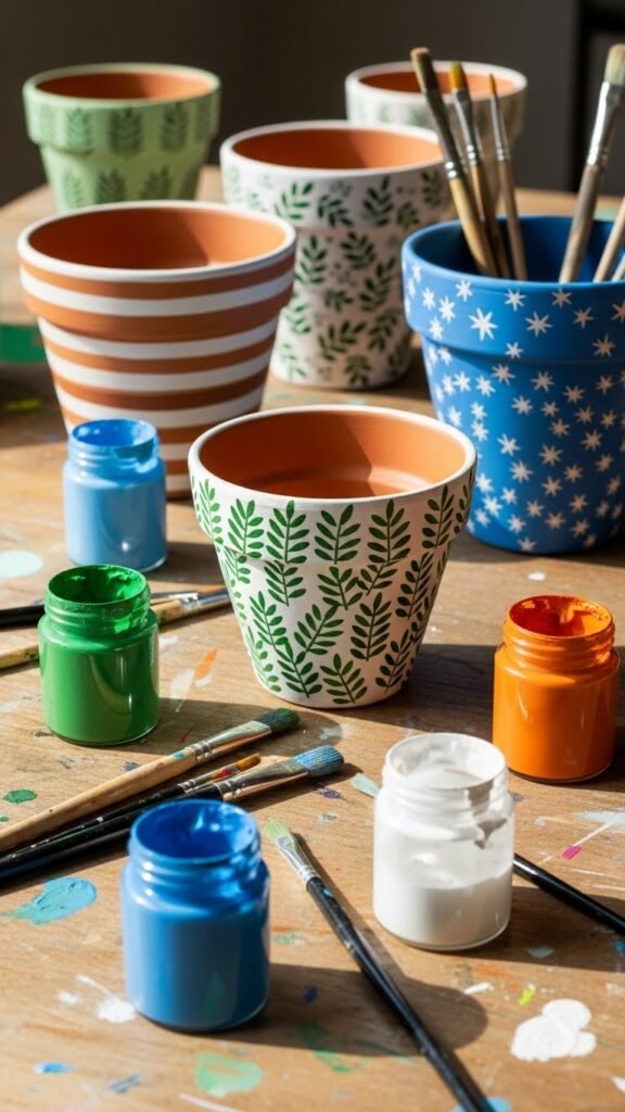 Decorative Terracotta Pot Planters