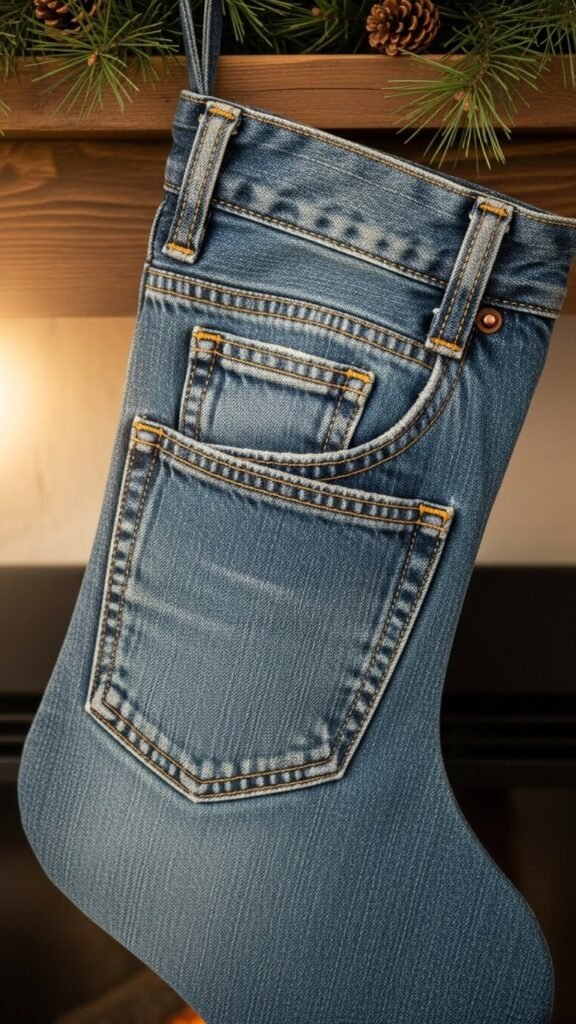 Denim Blue Jean Stocking