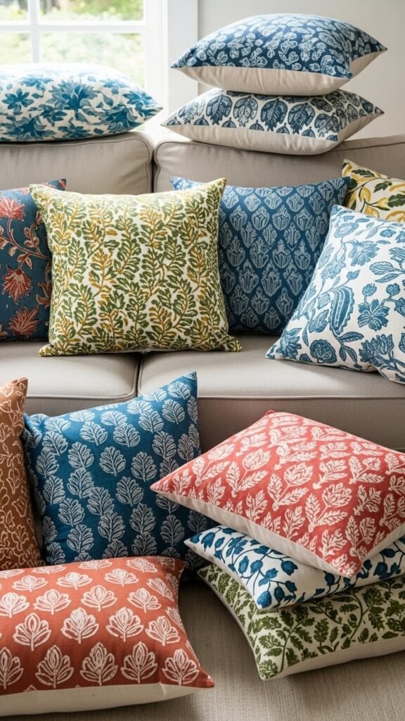 Neutral Block Prints