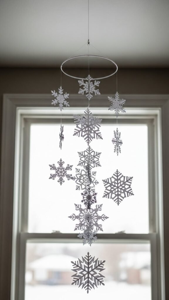 Attach the Snowflakes and Adjust the Levels