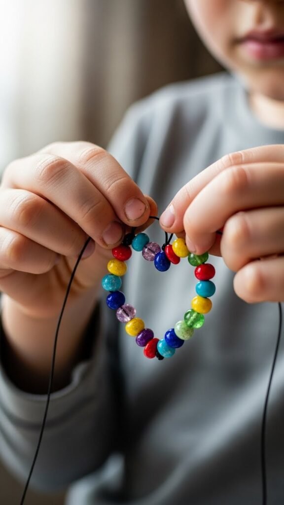 Beaded Heart Necklaces