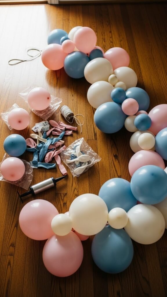 Build the Garland on the Ground First