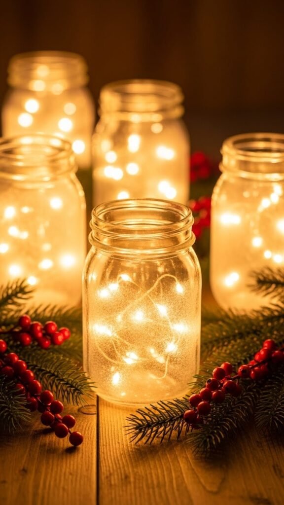 Christmas DIY Mason Jars