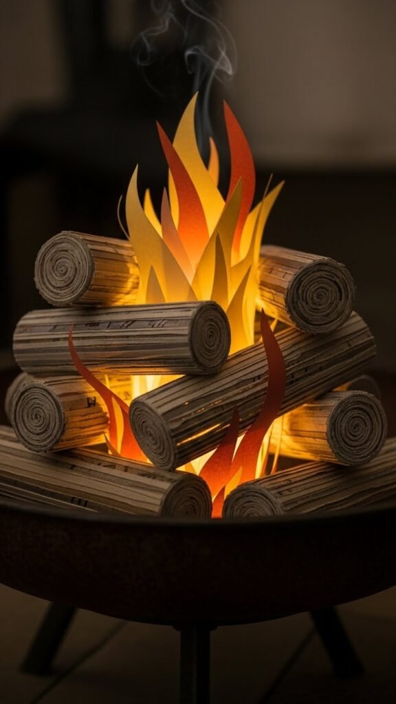 Create the Faux “Fire”