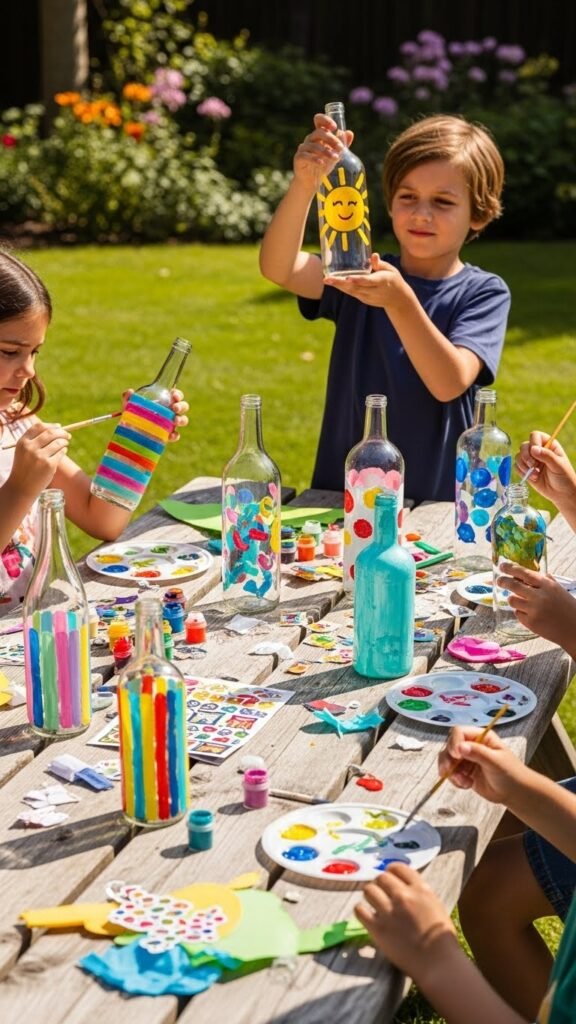 DIY Ring Toss With Household Items