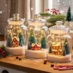 How to Create a DIY Christmas Cookie Jar Village