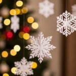 How to Create a Floating DIY Christmas Snowflake Mobile