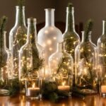 How to Make a Stunning DIY Christmas Bottle Centerpiece