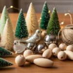 How to Make a Vintage DIY Christmas Bottle Brush Garland